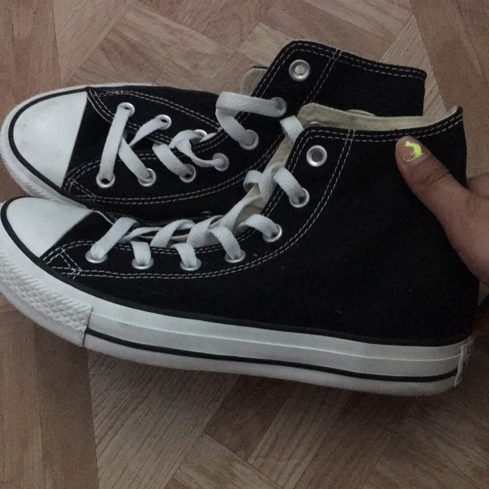 Black Hightop Converse